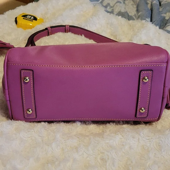 Dooney & Bourke calf leather mini satchel shoulder bag - Picture 3 of 7